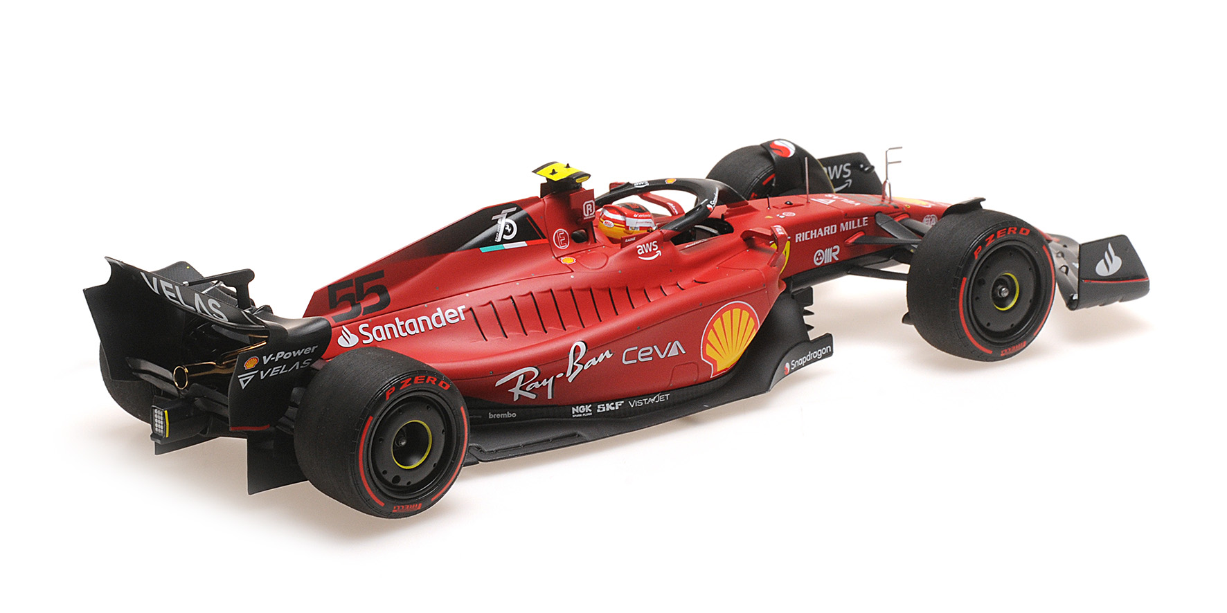 FERRARI F1-75 - CARLOS SAINZ - 2ND PLACE BAHRAIN GP 2022