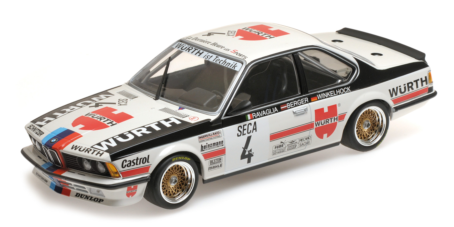 BMW 635 CSI - BMW ITALIA - RAVAGLIA/BERGER/WINKELHOCK - 24H SPA 1984