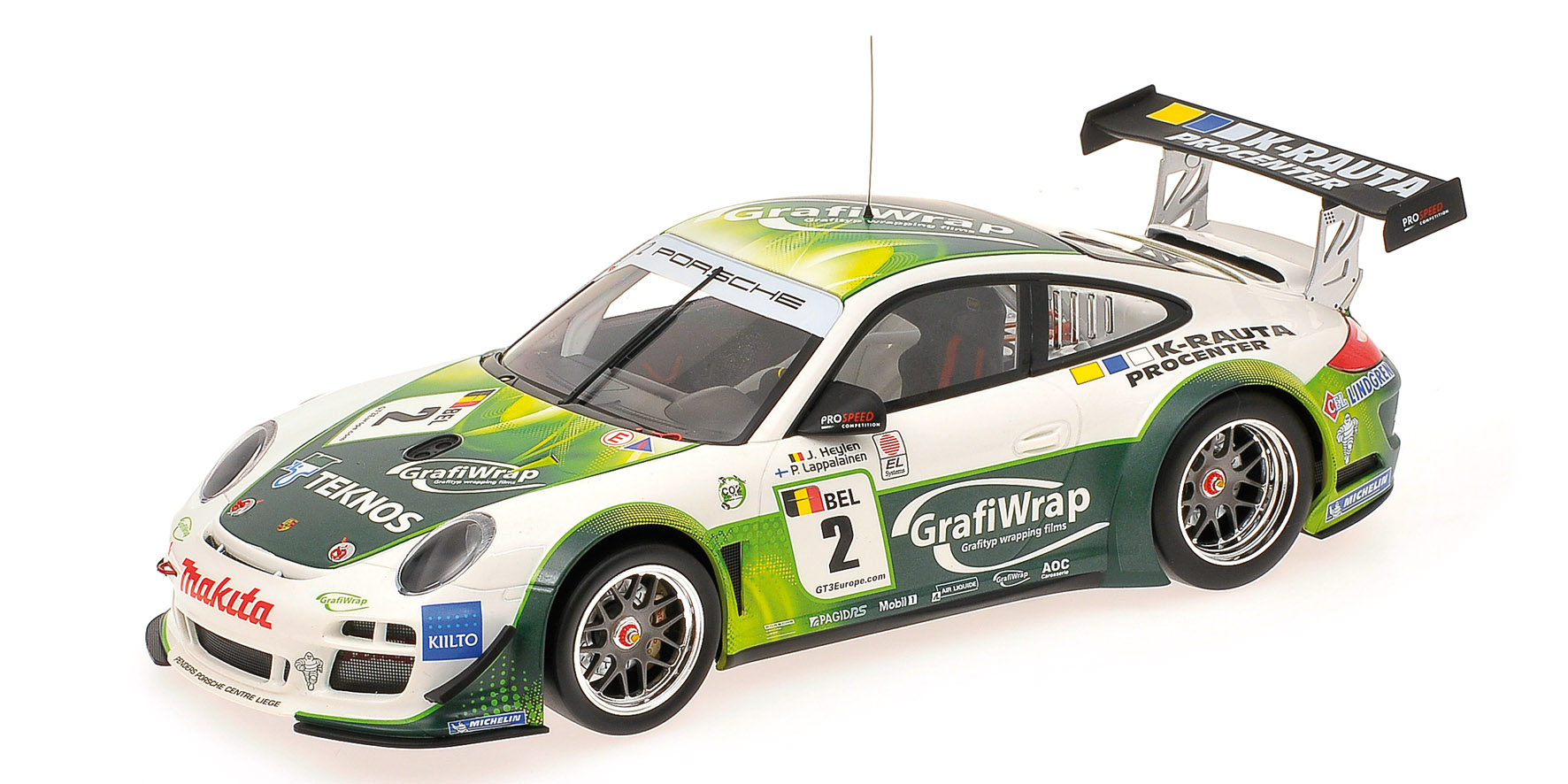 PORSCHE 911 GT3 R - PROSPEED COMPETITION - LAPPALAINEN/HEYLEN - FIA GT3 EUROPEAN CHAMPIONSHIP 2011