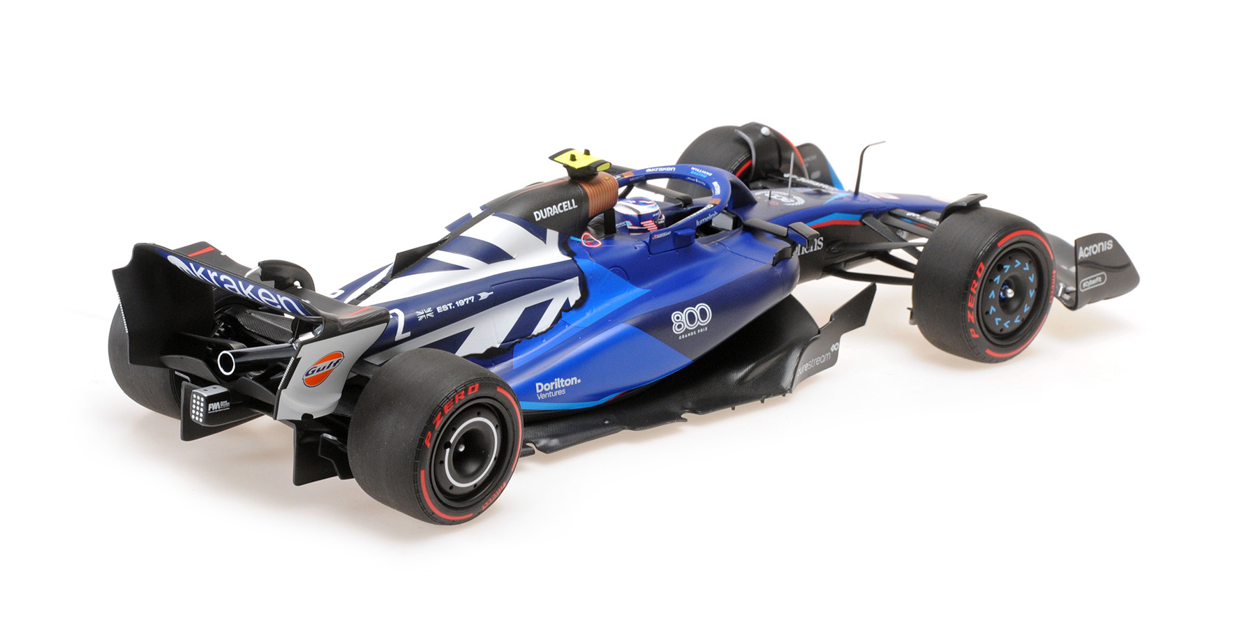 WILLIAMS RACING FW45 - LOGAN SARGEANT - WILLIAMS 800TH GP - BRITISH GP 2023