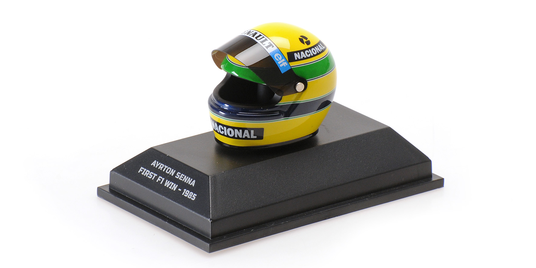 HELMET - AYRTON SENNA - FIRST F1 WIN - 1985