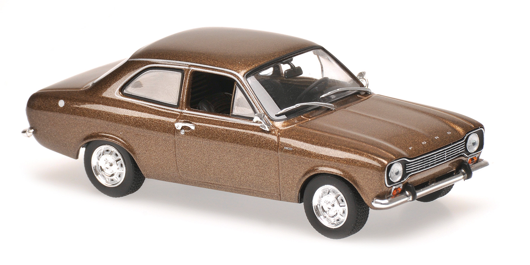 FORD ESCORT I LHD - 1968 - BROWN METALLIC