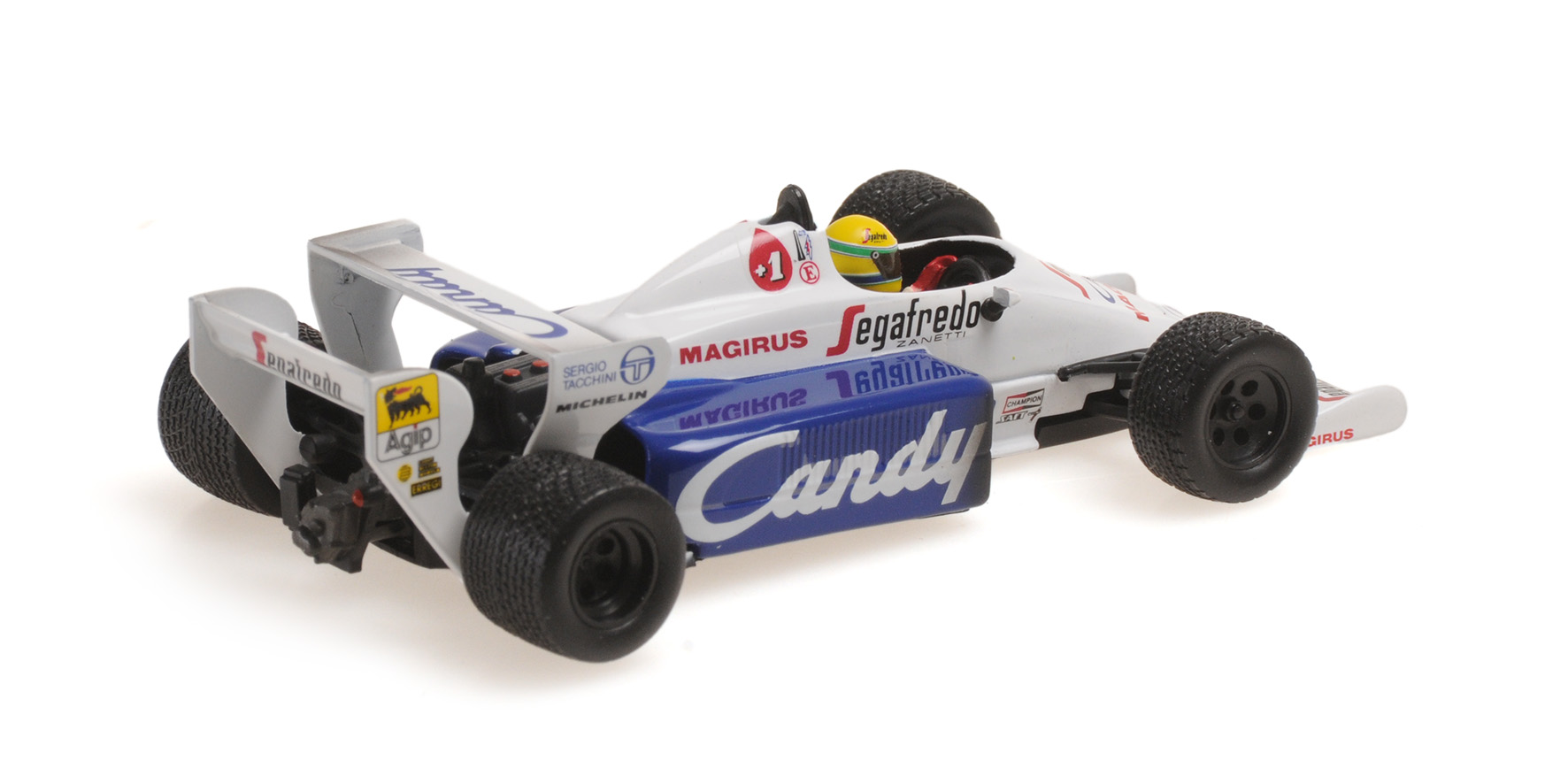 TOLEMAN HART TG184 - AYRTON SENNA - 2ND PLACE MONACO GP 1984 - DIRTY VERSION