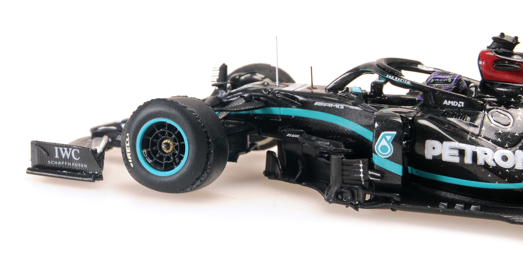 MERCEDES-AMG PETRONAS F1 TEAM W11 EQ PERF. - L. HAMILTON - WINNER BRITISH GP 2020 FLAT TYRE