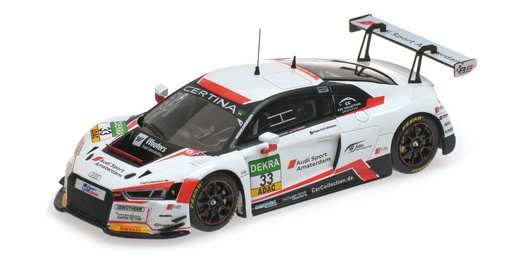 AUDI R8 LMS - CAR COLLECTION MOTORSPORT - FRANKENHOUT/HAASE - ADAC GT MASTERS 2016