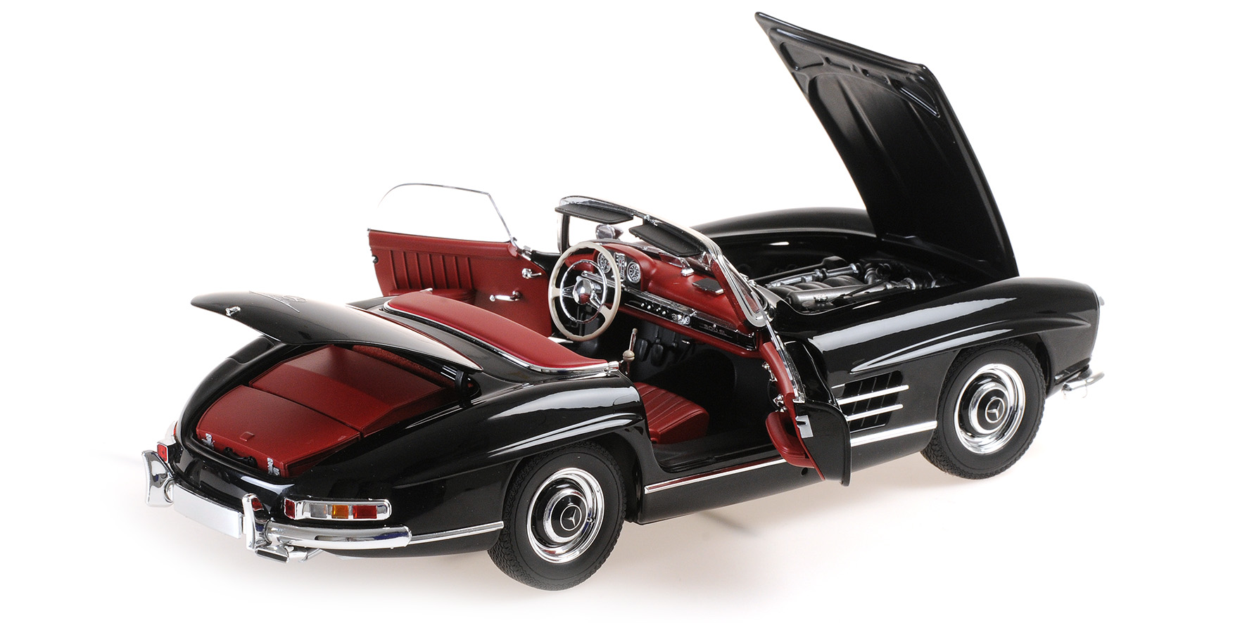 MERCEDES-BENZ 300 SL ROADSTER (W198) - 1957 - BLACK