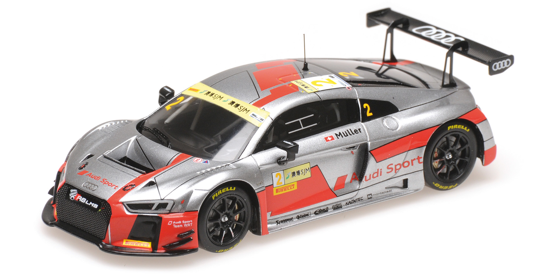 AUDI R8 LMS - AUDI SPORT TEAM WRT - MÜLLER - MACAU GT CUP - FIA GT WORLD CUP 2017