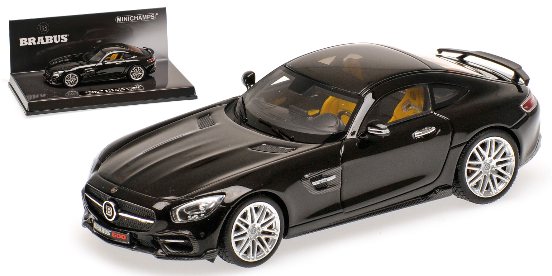BRABUS 600 AUF BASIS MERCEDES-BENZ AMG GTS - 2016 - BLACK