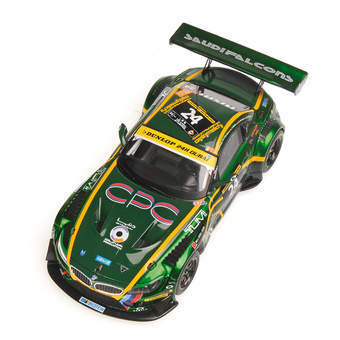 BMW Z4 GT3 - BMW SAUDI FALCONS TEAM SCHUBERT - AL FAISAL/BINLADEN/MÜLLER - 24H DUBAI 2013