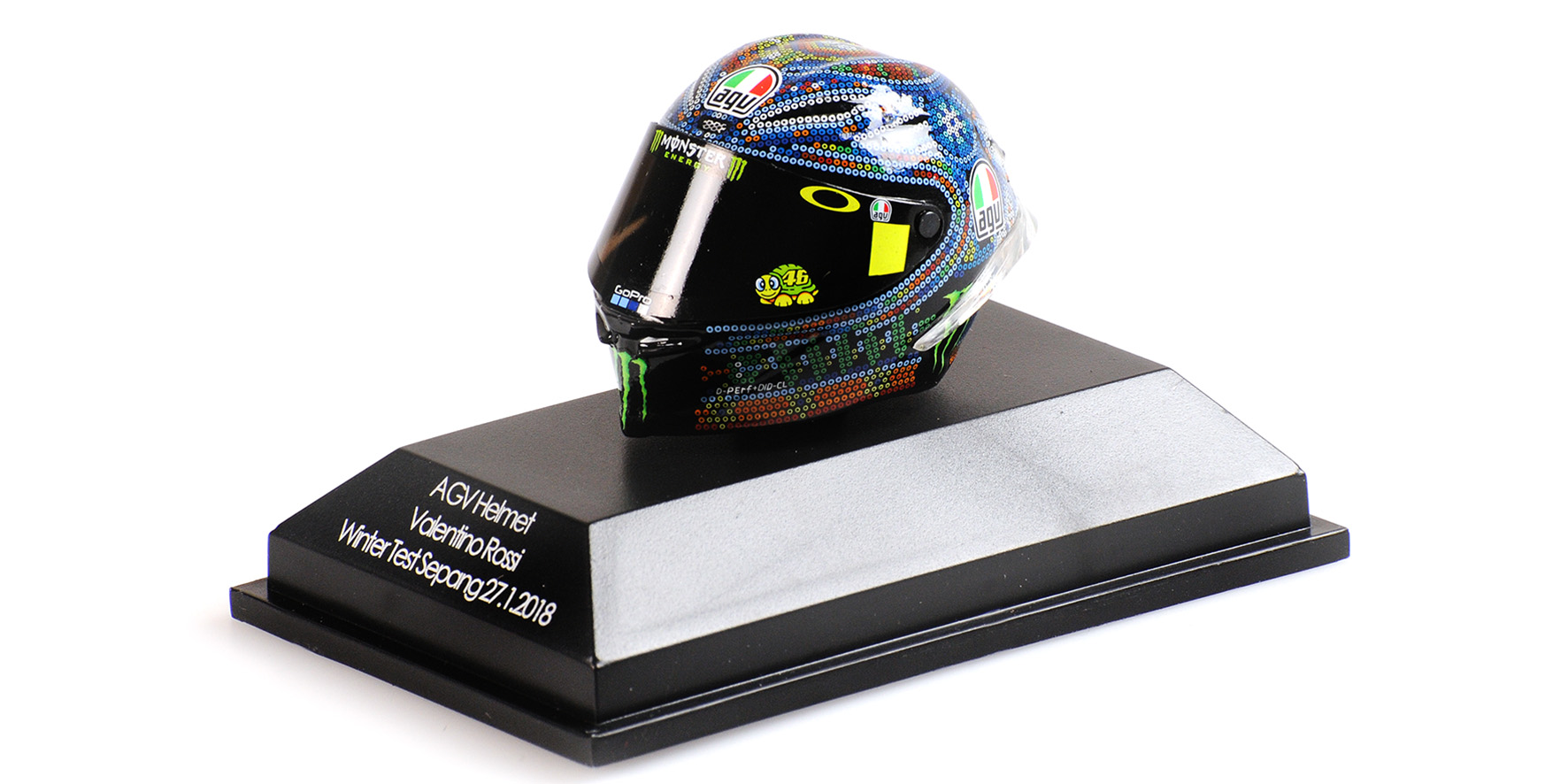 AGV HELMET - VALENTINO ROSSI - WINTER TEST SEPANG 27.01.2018