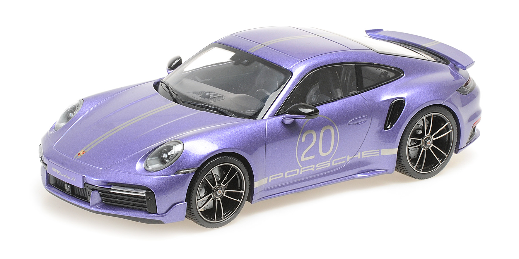 PORSCHE 911 (992) TURBO S COUPE SPORT DESIGN - 2021 - VIOLA