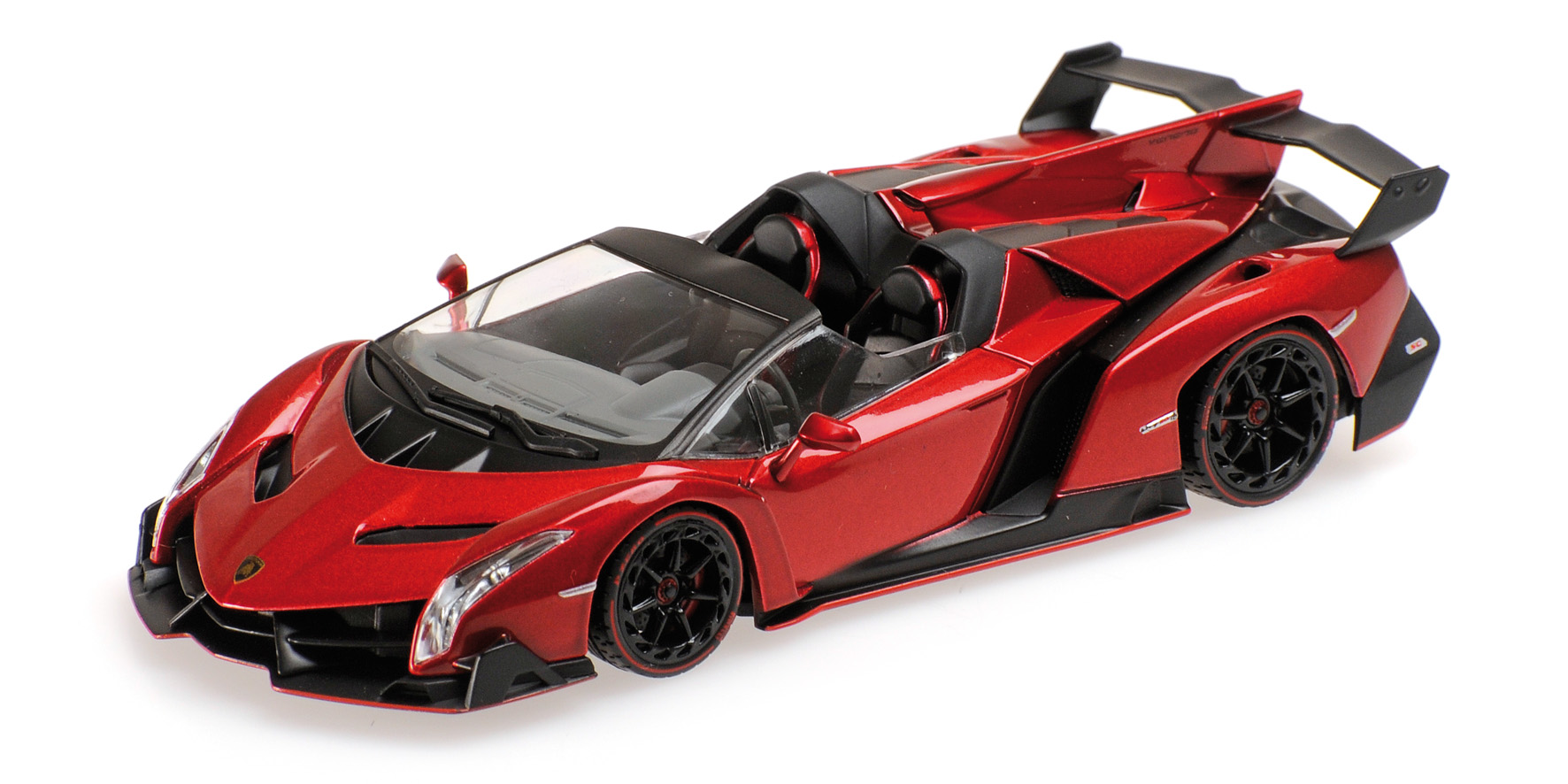 LAMBORGHINI VENENO ROADSTER - RED METALLIC (05572RM)