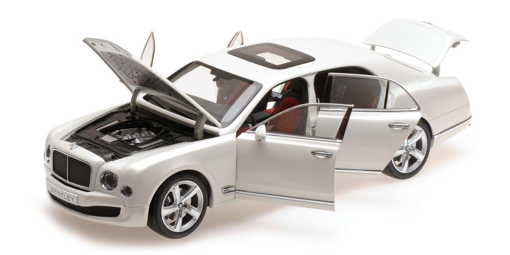 BENTLEY MULSANNE SPEED - GHOST WHITE (088910GHW)