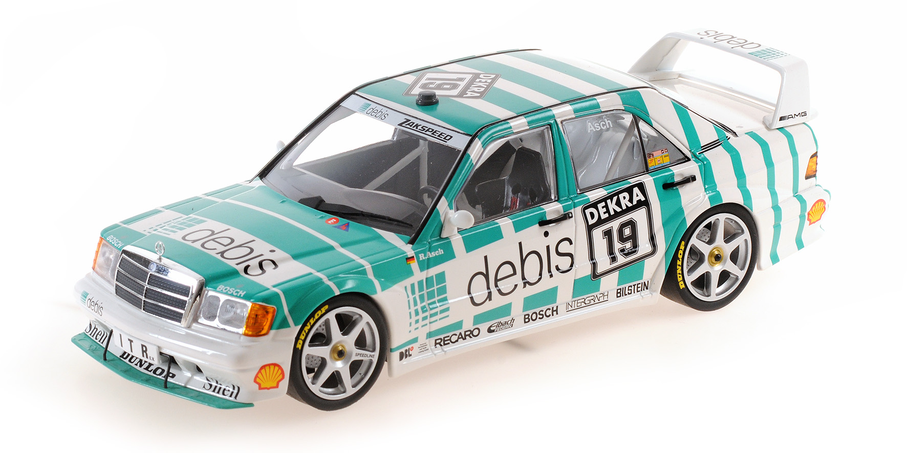 MERCEDES-BENZ 190E 2.5-16 EVO 2 - TEAM ZAKSPEED - ROLAND ASCH - DTM 1991