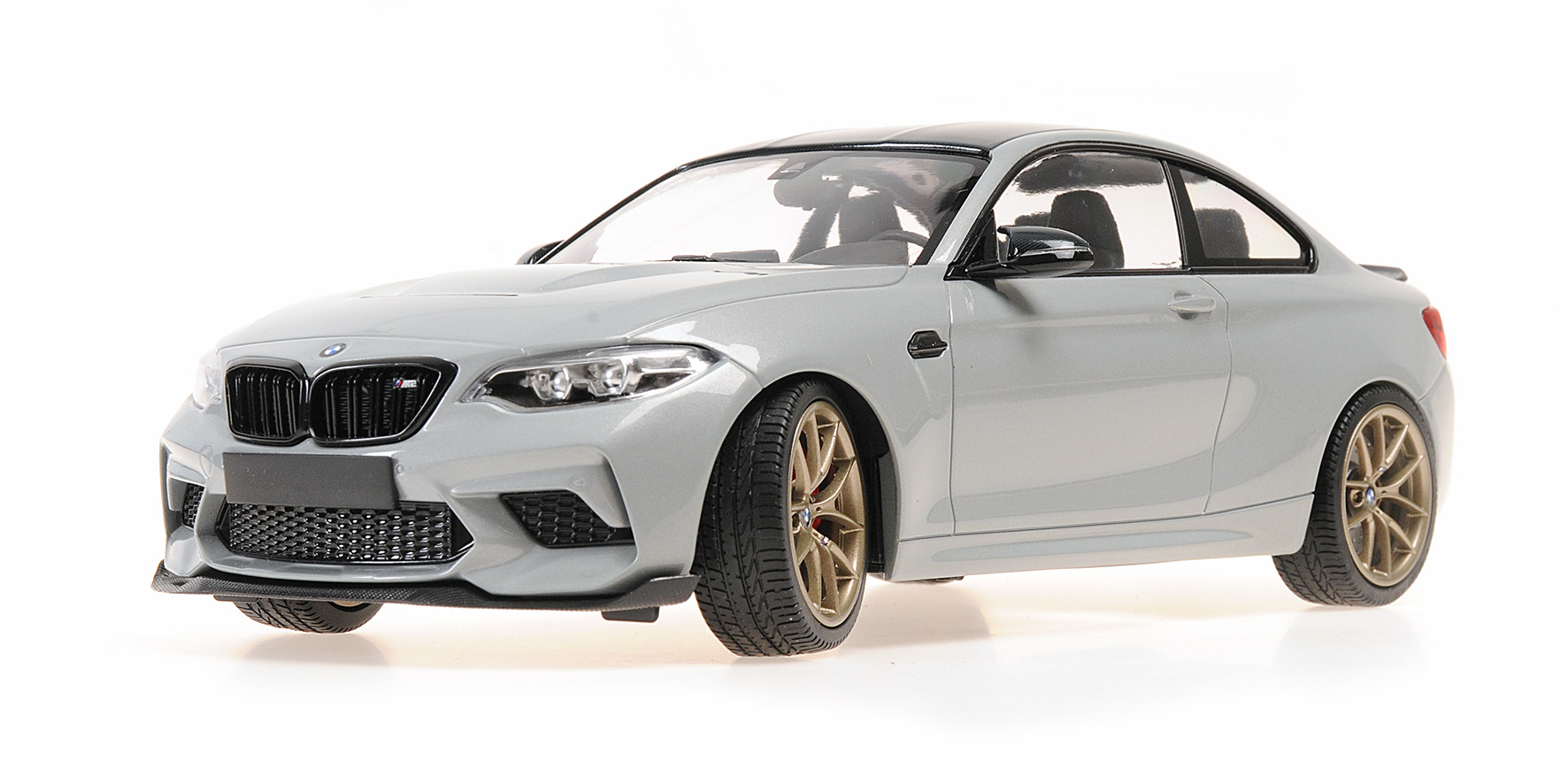 BMW M2 CS - 2020 - SILVER METALLIC W/GOLD WHEELS