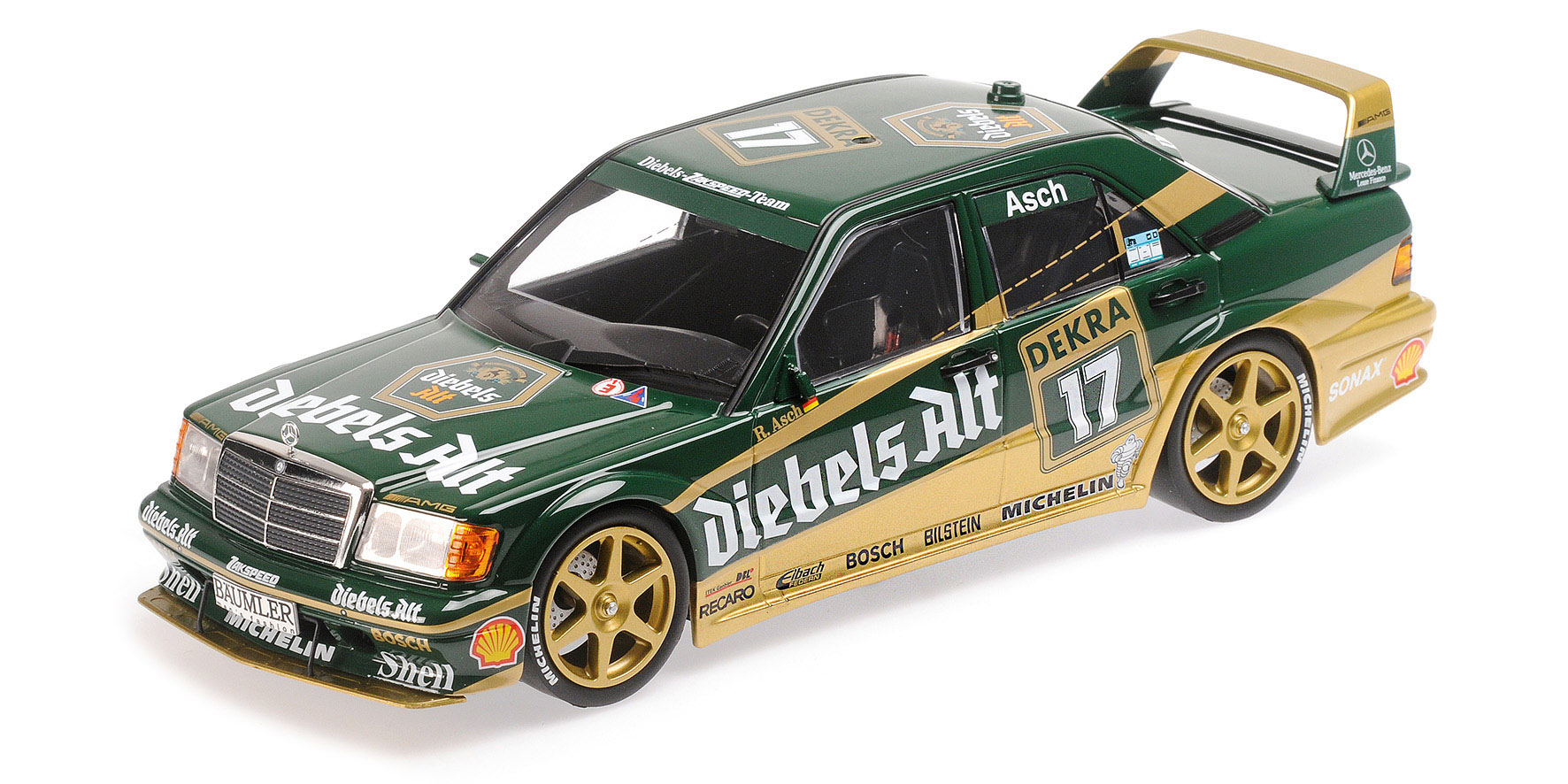 MERCEDES-BENZ 190E 2.5-16 EVO 2 - ZAKSPEED - ROLAND ASCH - DTM 1992