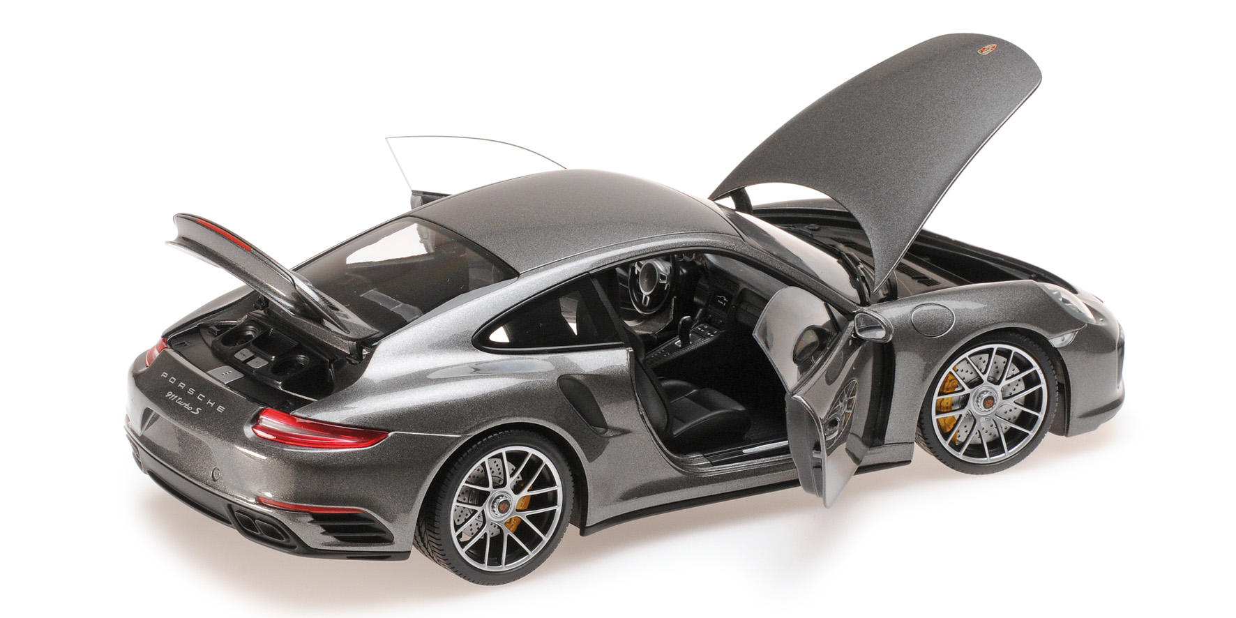 PORSCHE 911 TURBO S - 2016 - GREY METALLIC