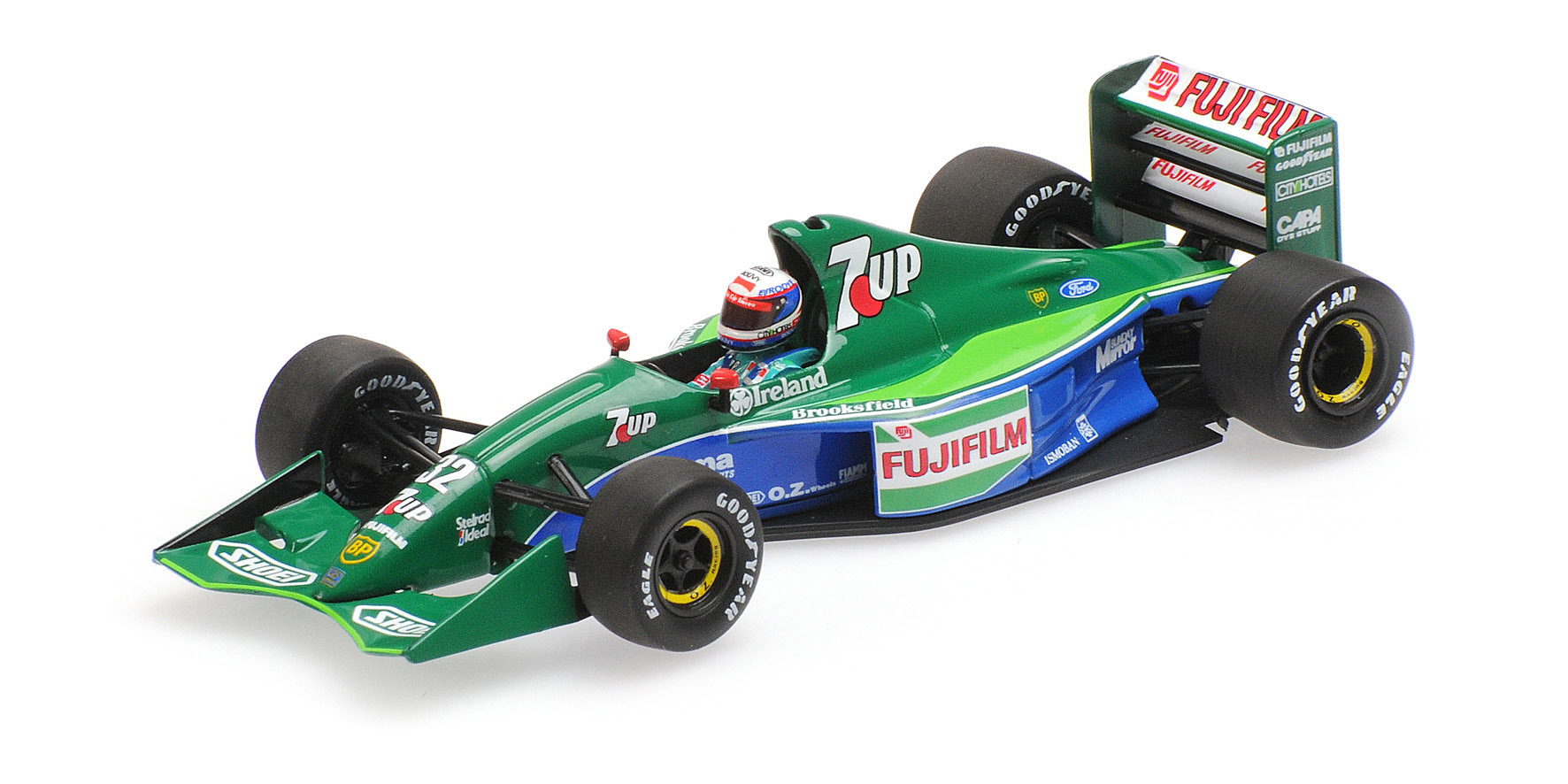 JORDAN FORD 191 - BERTRAND GACHOT - 6TH PLACE BRITISH GP 1991