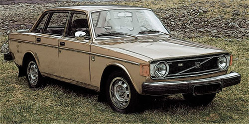 VOLVO 144 - 1973 - GOLD