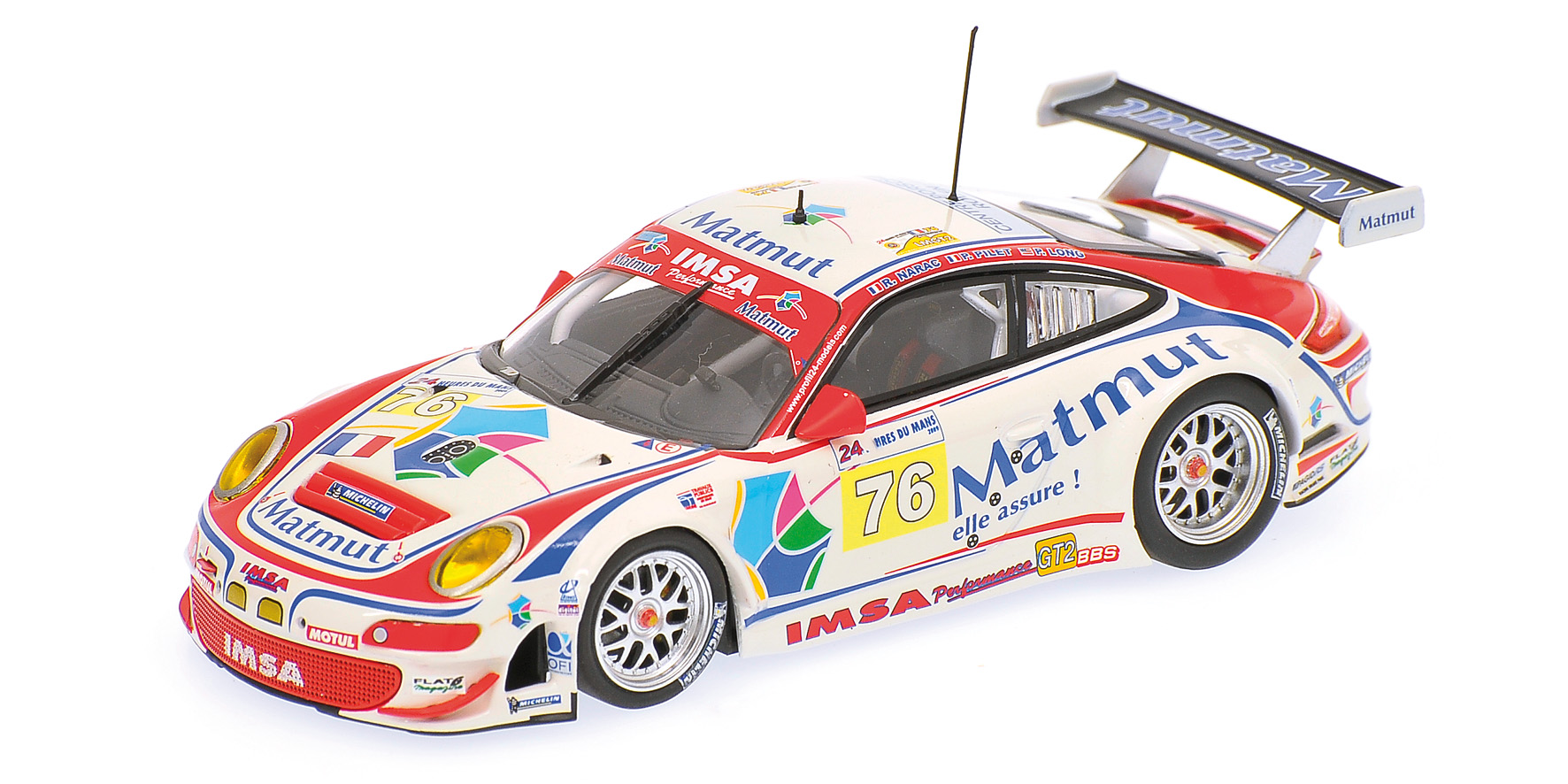 PORSCHE 911 GT3 RSR - IMSA PERFORMANCE MATMUT - NARAC/LONG/PILET - 24H LE MANS 2009