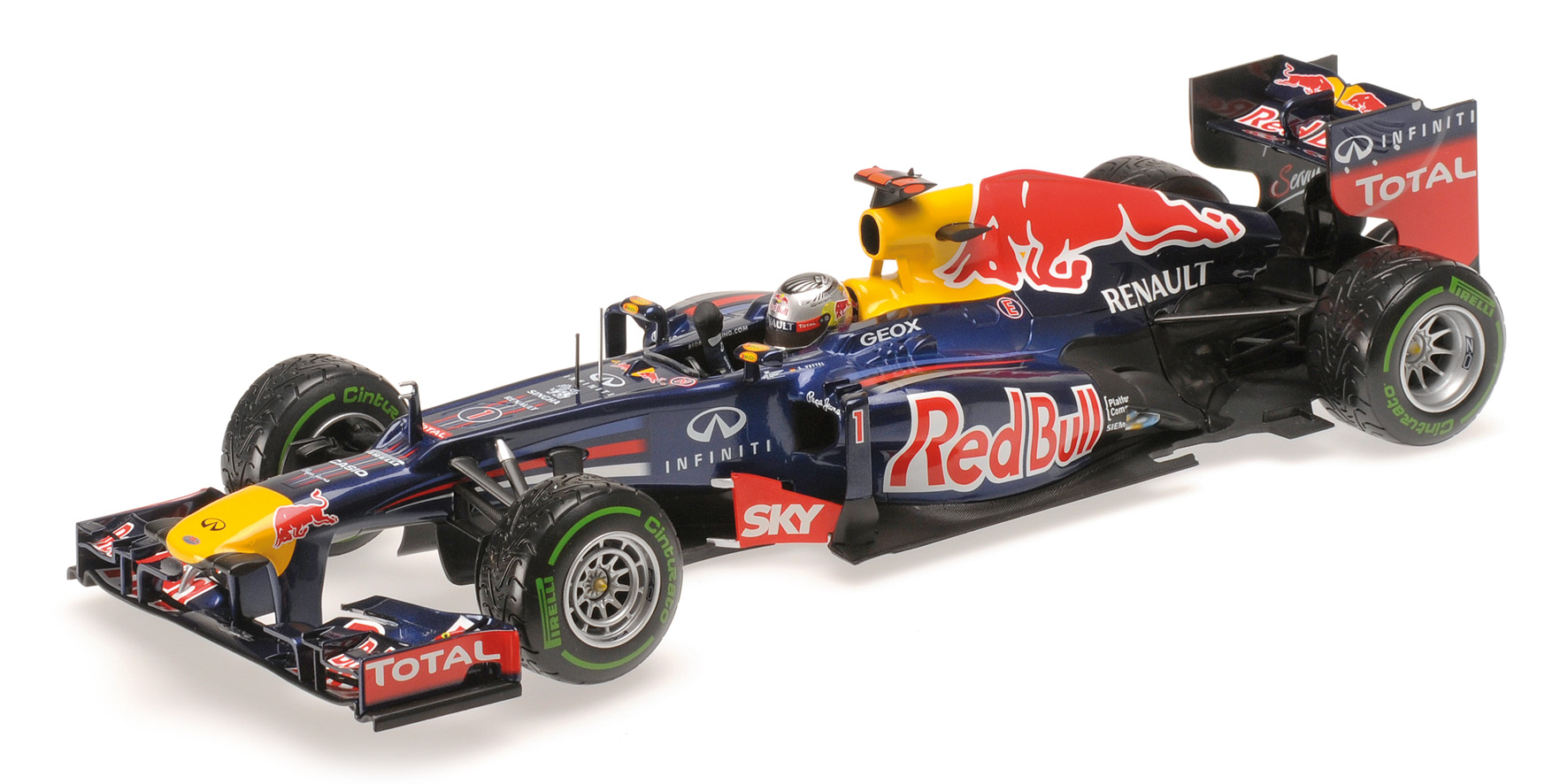 RED BULL RACING RENAULT RB8 - SEBASTIAN VETTEL - BRAZIL GP 2012 - WORLD CHAMPION