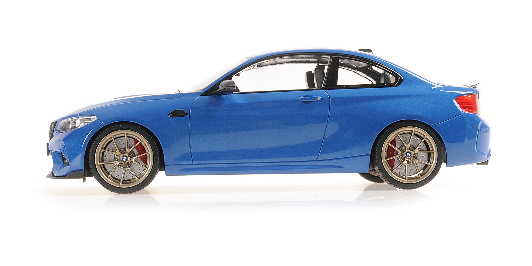 BMW M2 CS - 2020 - BLUE METALLIC W/GOLD WHEELS