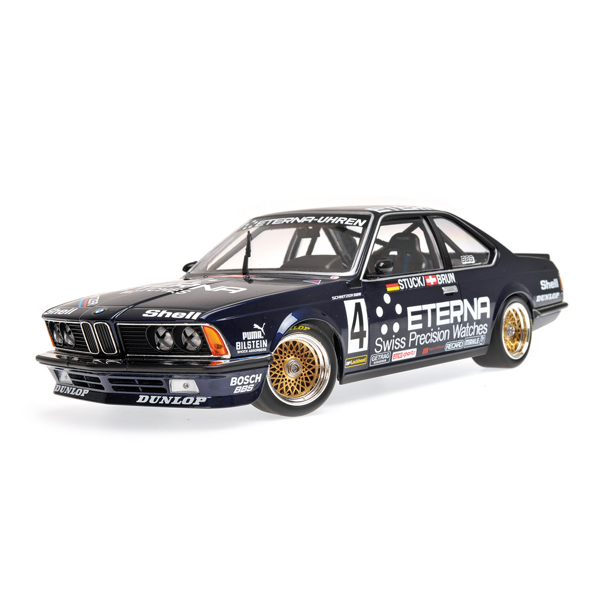 BMW 635 CSI - SCHNITZER ETERNA - H.J. STUCK/W.BRUN - 3RD PLACE GRAND PRIX BRNO 1983