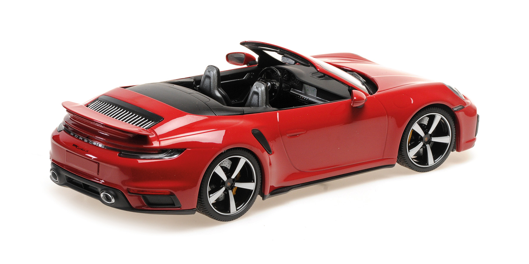 PORSCHE 911 (992)  TURBO S CABRIOLET - 2020 - RED