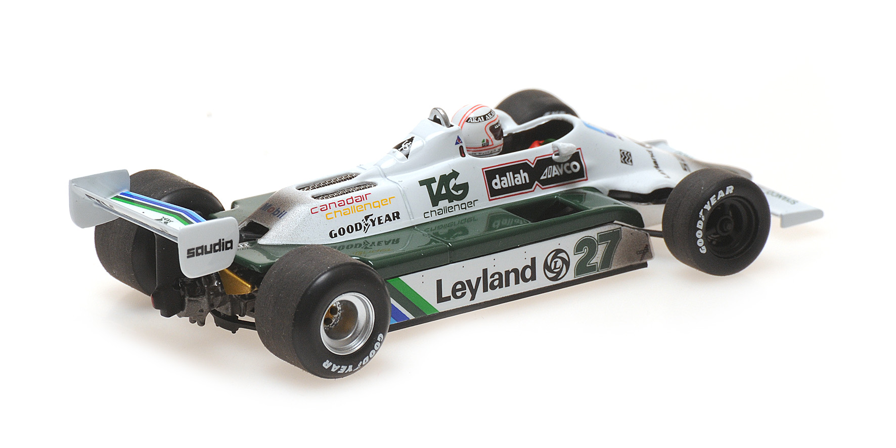 WILLIAMS FORD FW 07B ALAN JONES - WORLD CHAMPION 1980 - DIRTY VERSION