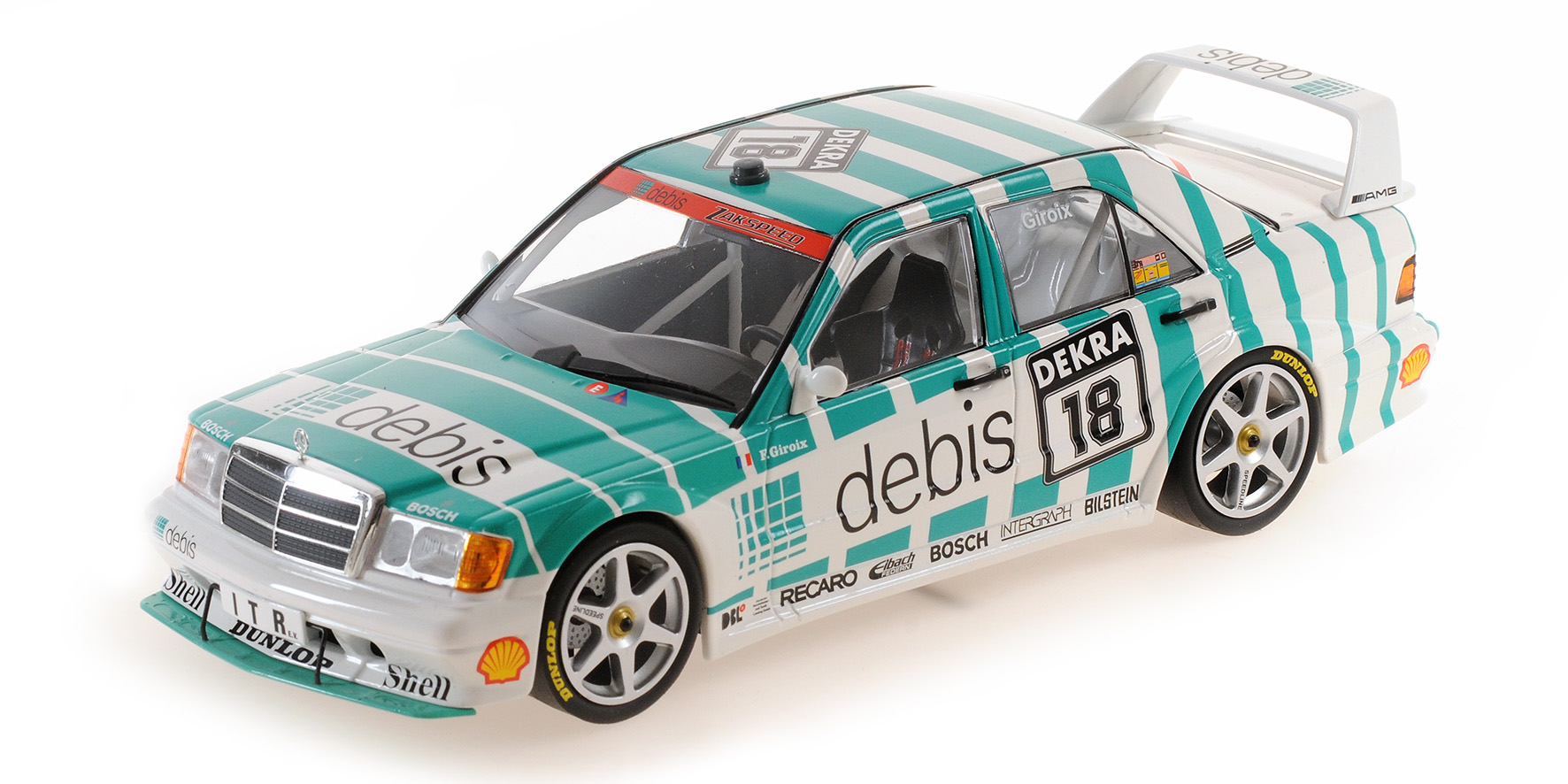 MERCEDES-BENZ 190E 2.5-16 EVO 2 - TEAM ZAKSPEED - FABIEN GIROIX - DTM 1991