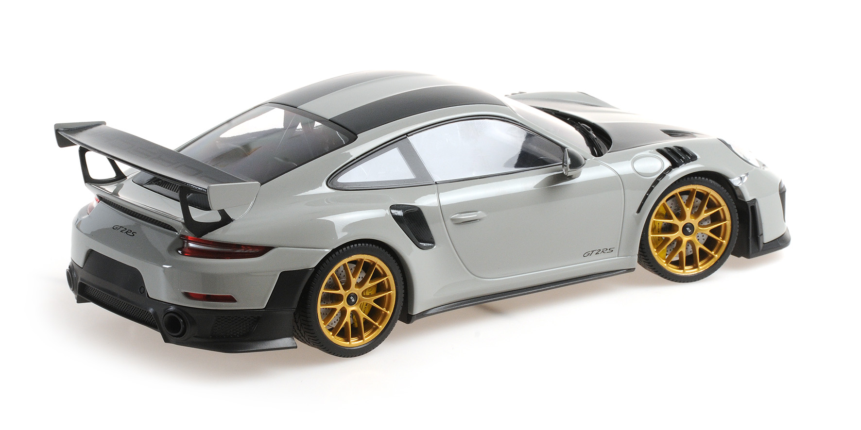 PORSCHE 911 (991.2) GT2RS - 2018 - CHALK W/ WEISSACH PACKAGE W/ GOLDEN MAGNESIUM WHEELS