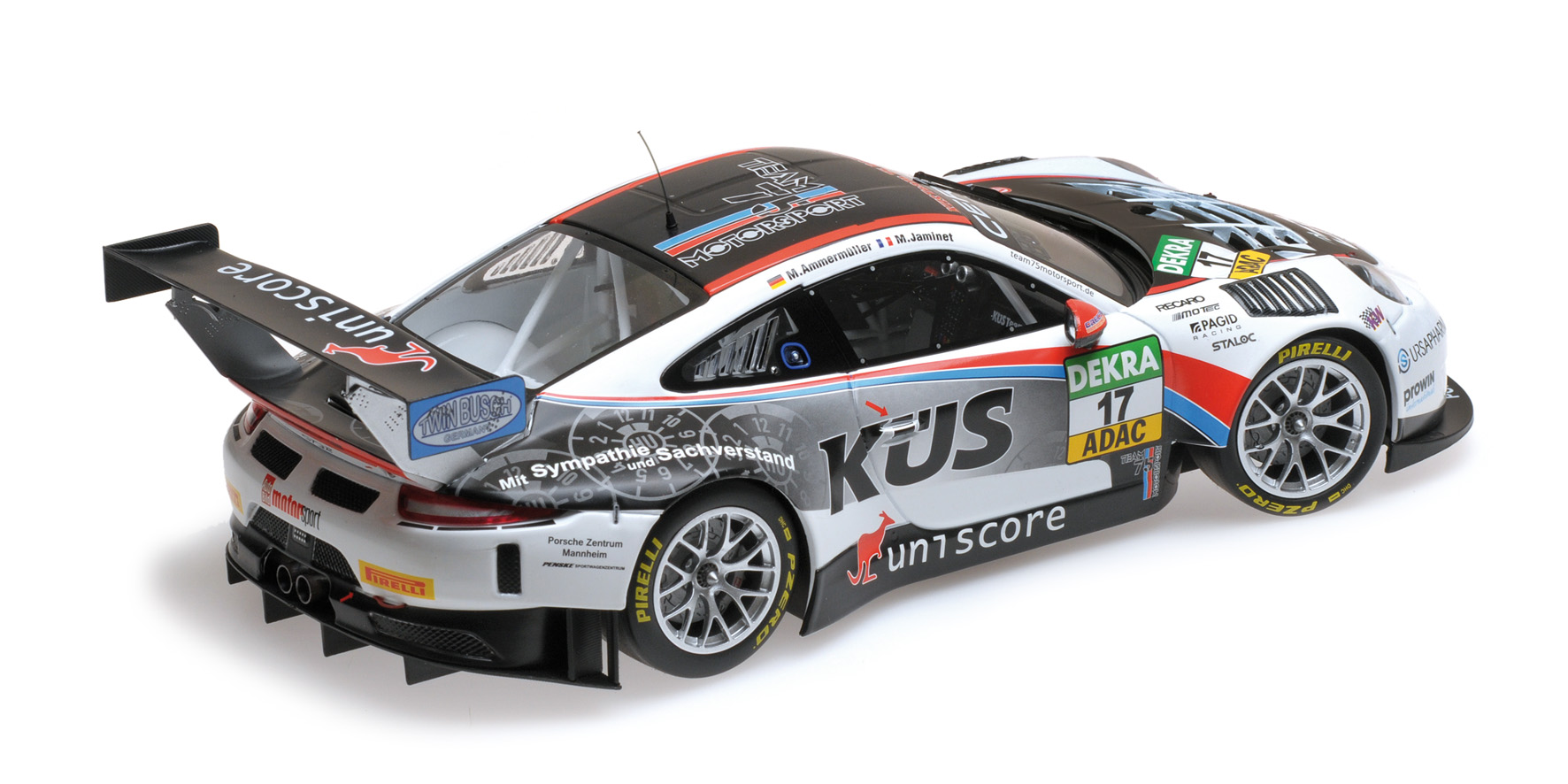 PORSCHE 911 GT3 R - AMMERMÜLLER/JAMINET - HEAT WINNERS OCHERSLEBEN ADAC GT MASTERS 2017