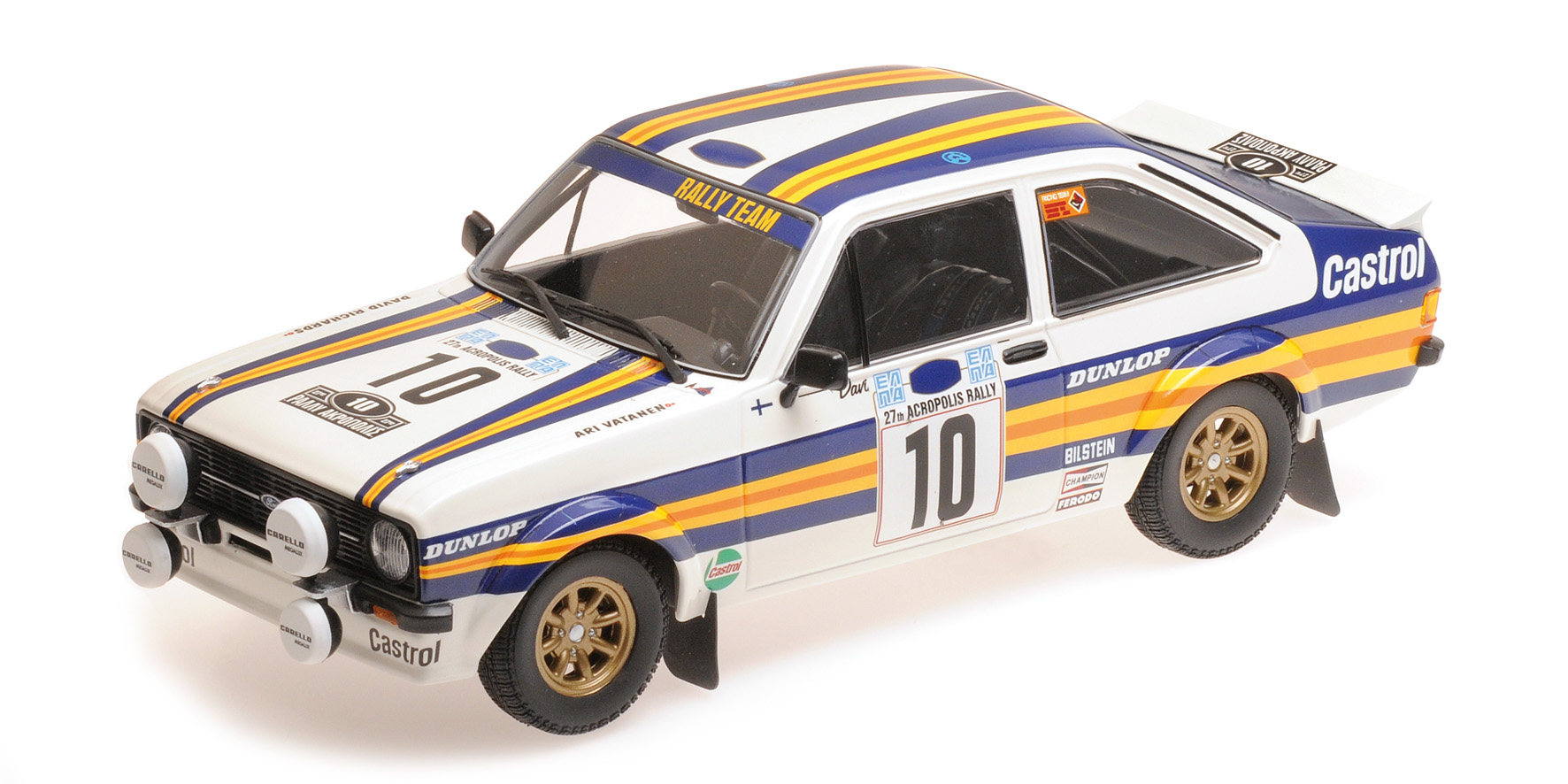 FORD RS 1800 - ROTHMANS RALLY TEAM - VATANEN/RICHARDS - ACROPOLIS RALLY 1980