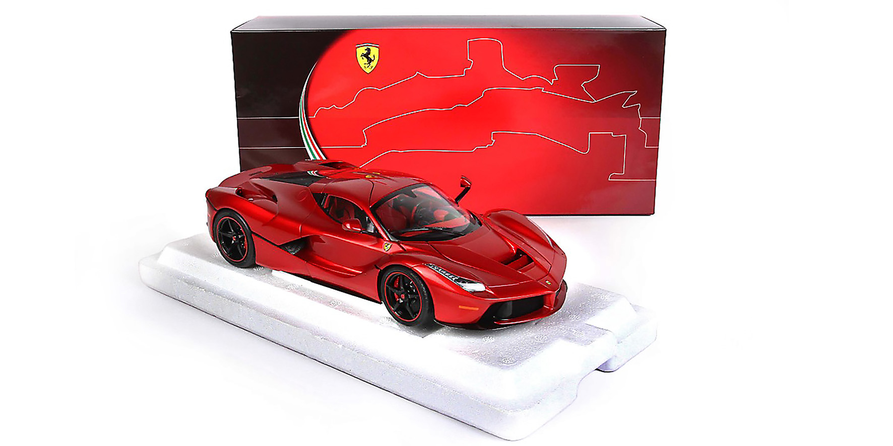 FERRARI LAFERRARI - RED METALLIC (LEWIS HAMILTON)