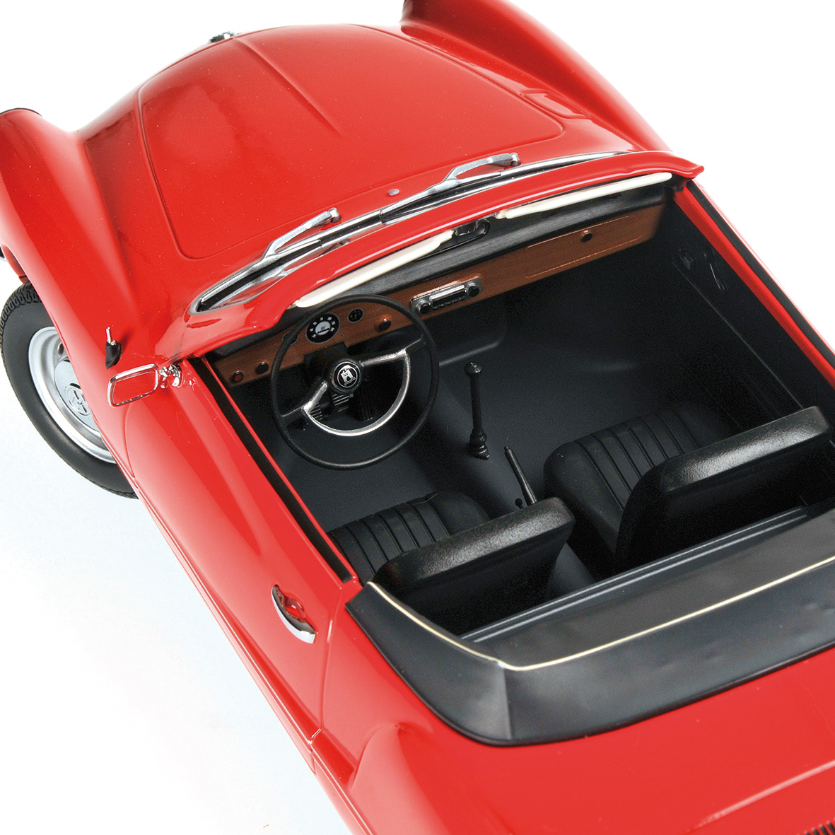 VOLKSWAGEN KARMANN GHIA CONVERTIBLE - 1970 - RED