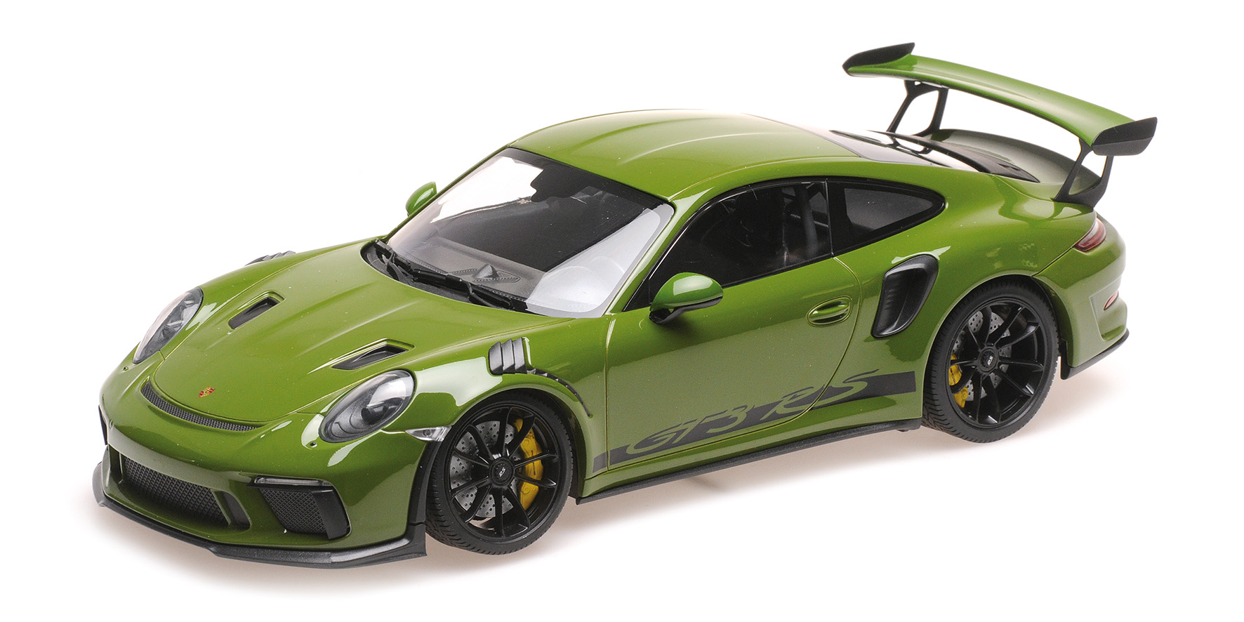PORSCHE 911 GT3RS (991.2) - 2019 - GREEN W/WORDING W/ BLACK WHEELS