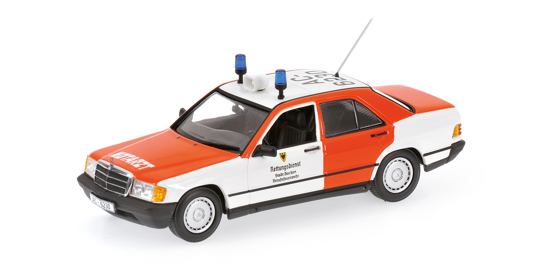 MERCEDES-BENZ 190 E (W201) - 1984 - 'NOTARZT-FEUERWEHR AACHEN'