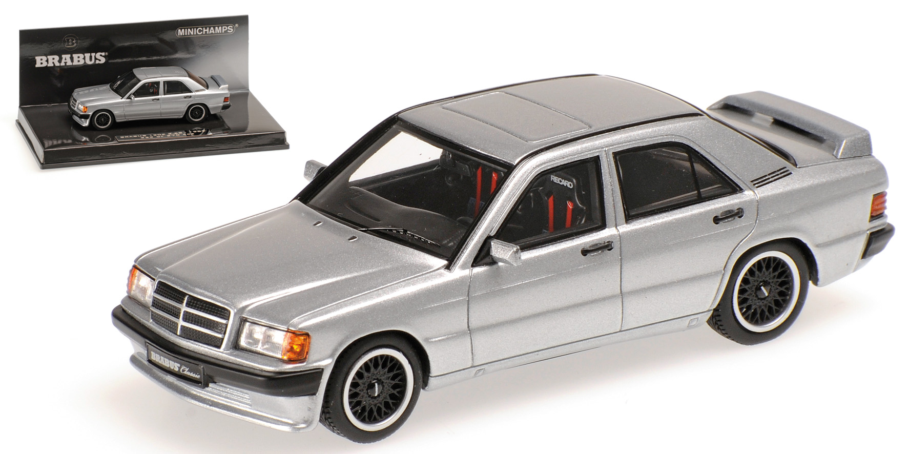 BRABUS MERCEDES 190E 3.6S - 1989 - SILVER