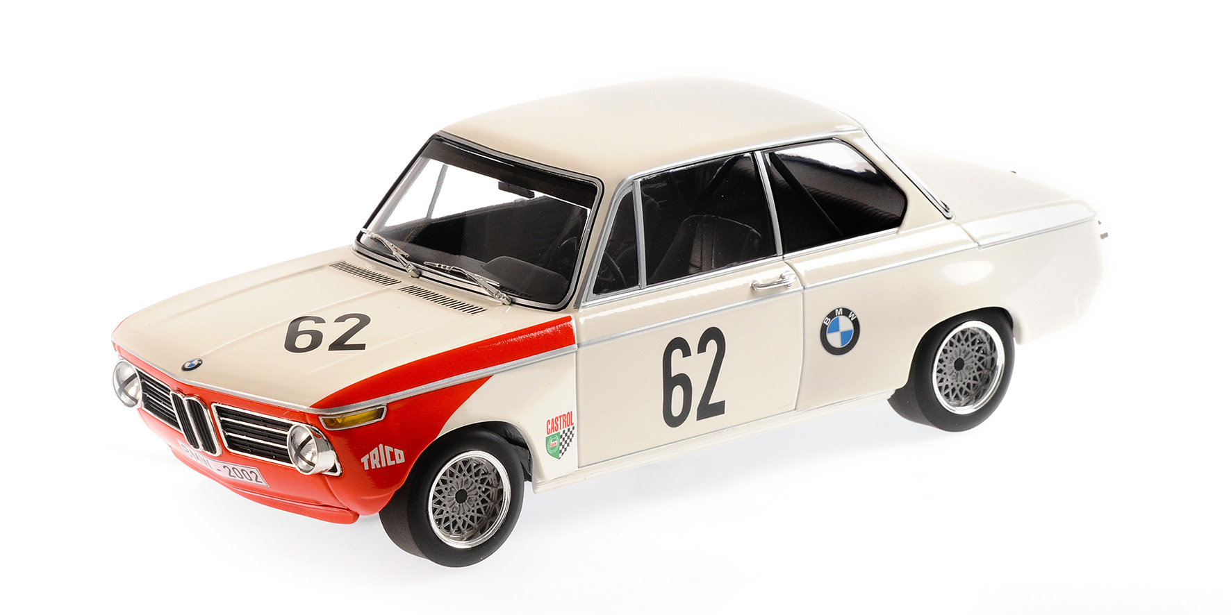 BMW 2002 TIK - BMW AG - HAHNE/QUESTER - CLASS WINNER GUARDS INTERNATIONAL BRANDS HATCH 1969