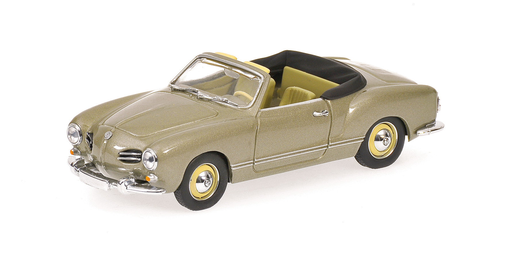 VOLKSWAGEN KARMANN GHIA CABRIOLET - 1957 - GREY METALLIC