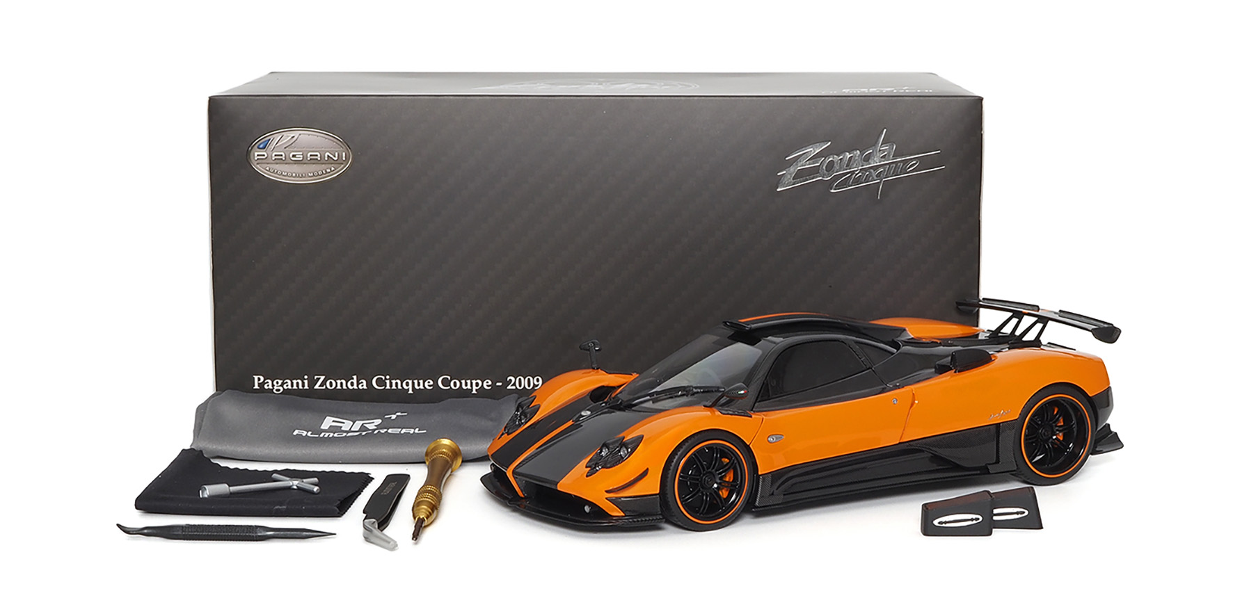 PAGANI ZONDA CINQUE COUPE - 2009 - ORANGE/BLACK - ARANCIO ST.TROPEZ (850603001)