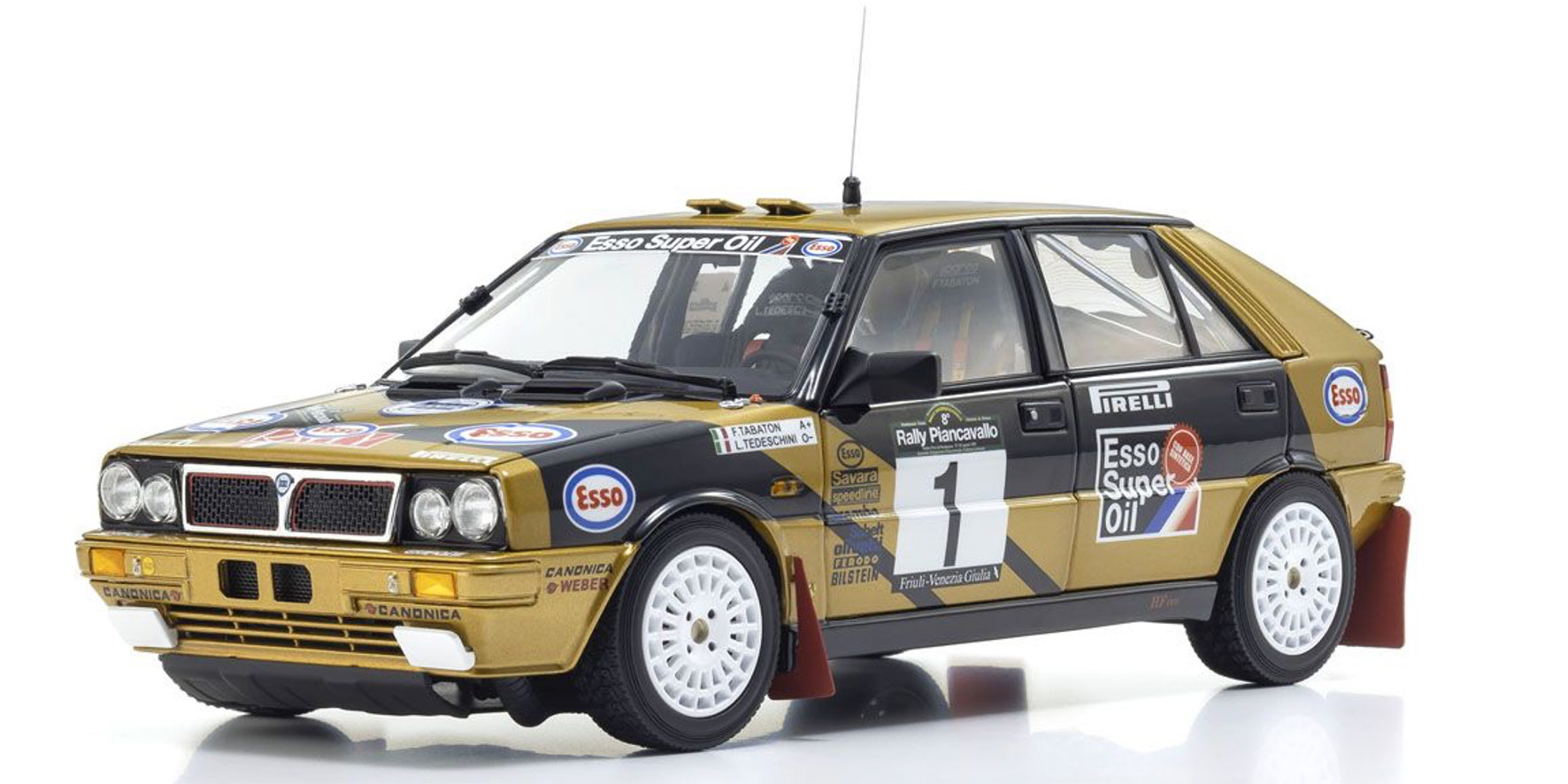 LANCIA DELTA HF 4WD - ESSO - #1 - WINNER RALLY PIANCAVALLO 1987 (08960D)