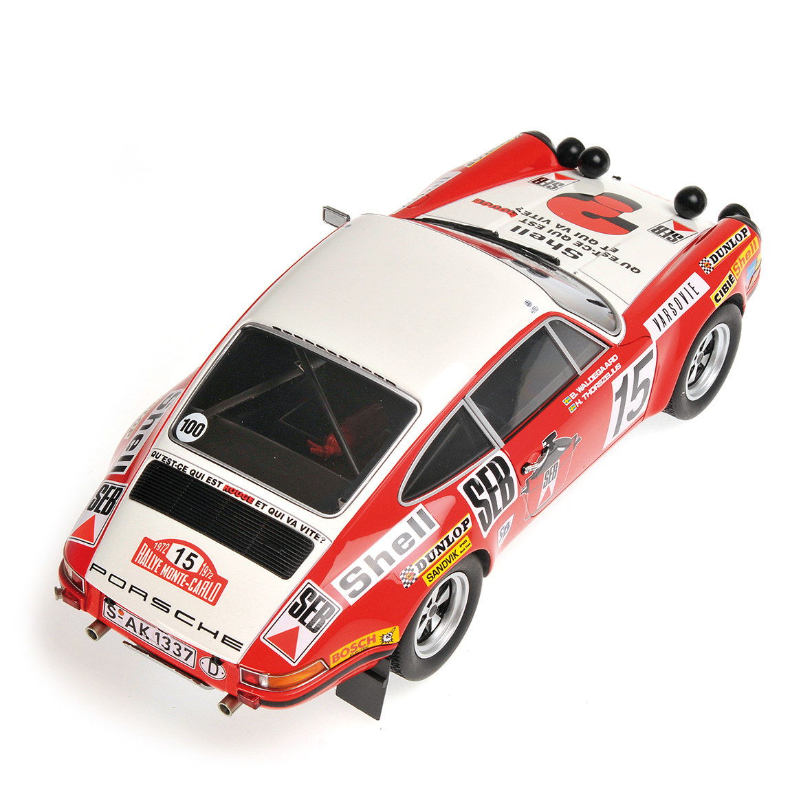 PORSCHE 911 S  - WALDEGARD/THORSZELIUS - RALLYE MONTE CARLO 1972