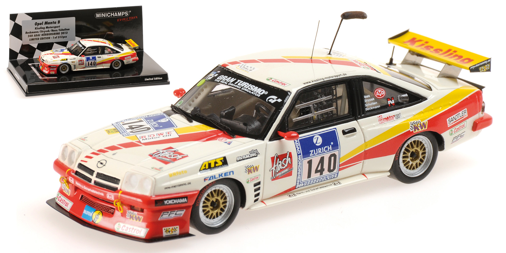 OPEL MANTA B - KISSLING MOTORSPORT - BECKMANN/STRYCEK/HASS/SCHULTEN - 24H NÜRBURGRING 2013