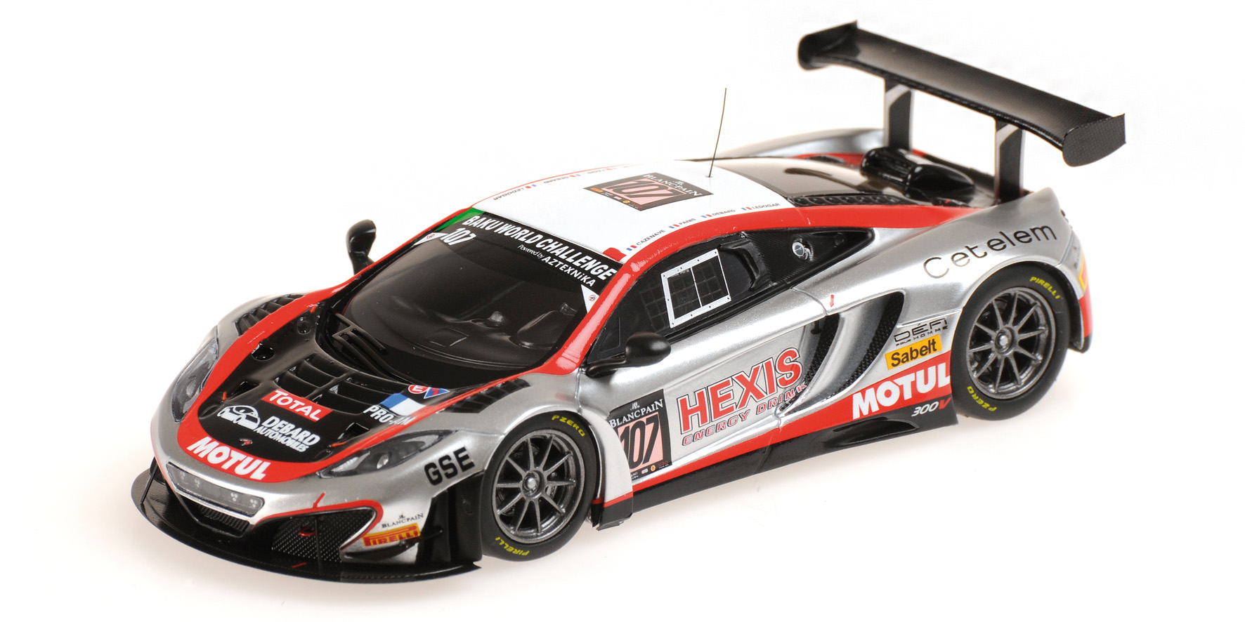 MCLAREN 12C GT3 - HEXIS RACING - CAZENAVE/PANIS/DEBARD/LEDOGAR - 24H SPA 2013