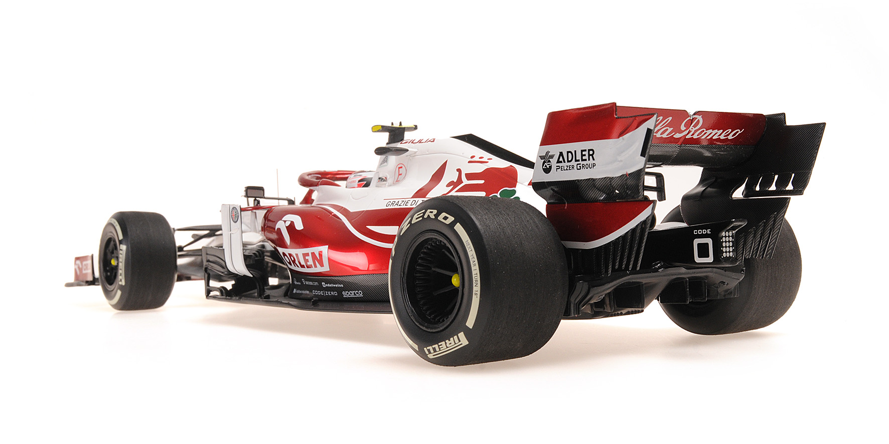 ALFA ROMEO RACING ORLEN C41 - ANTONIO GIOVINAZZI - FINAL RACE - ABU DHABI GP 2021