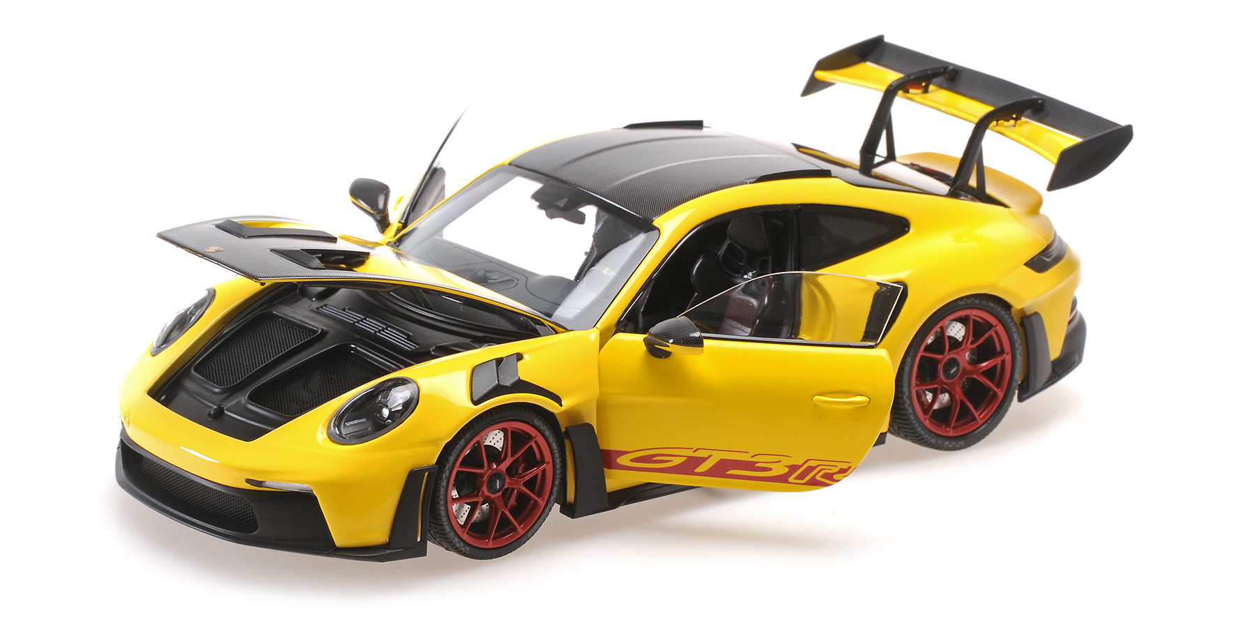 PORSCHE 911 (992) GT3RS - 2024 - YELLOW W/WEISSACH PACKAGE W RED WHEELS