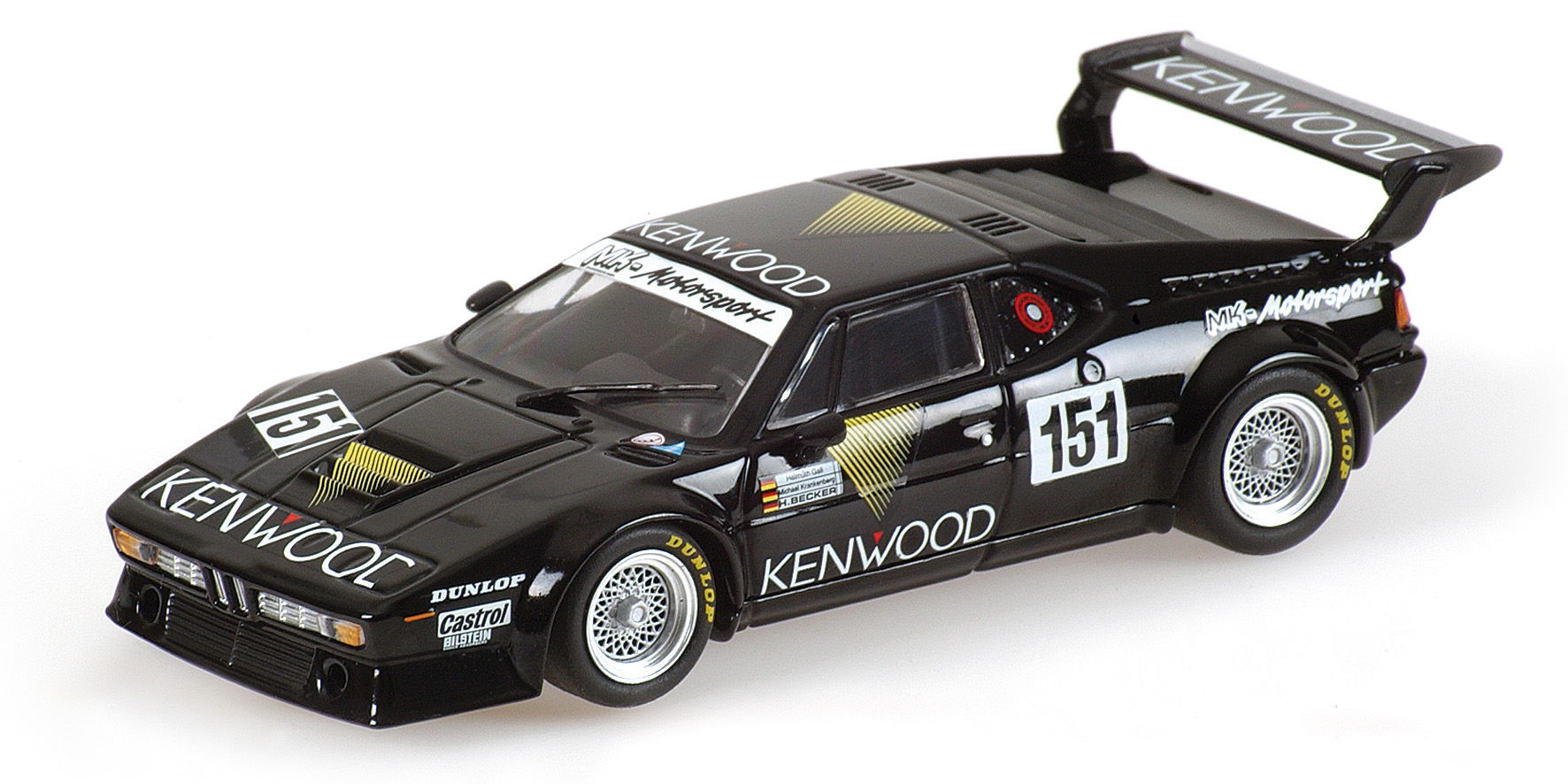 BMW M1 - KRANKENBERG/GALL/BECKER - MK MOTORSPORT - DRM ADAC 1000KM 1986