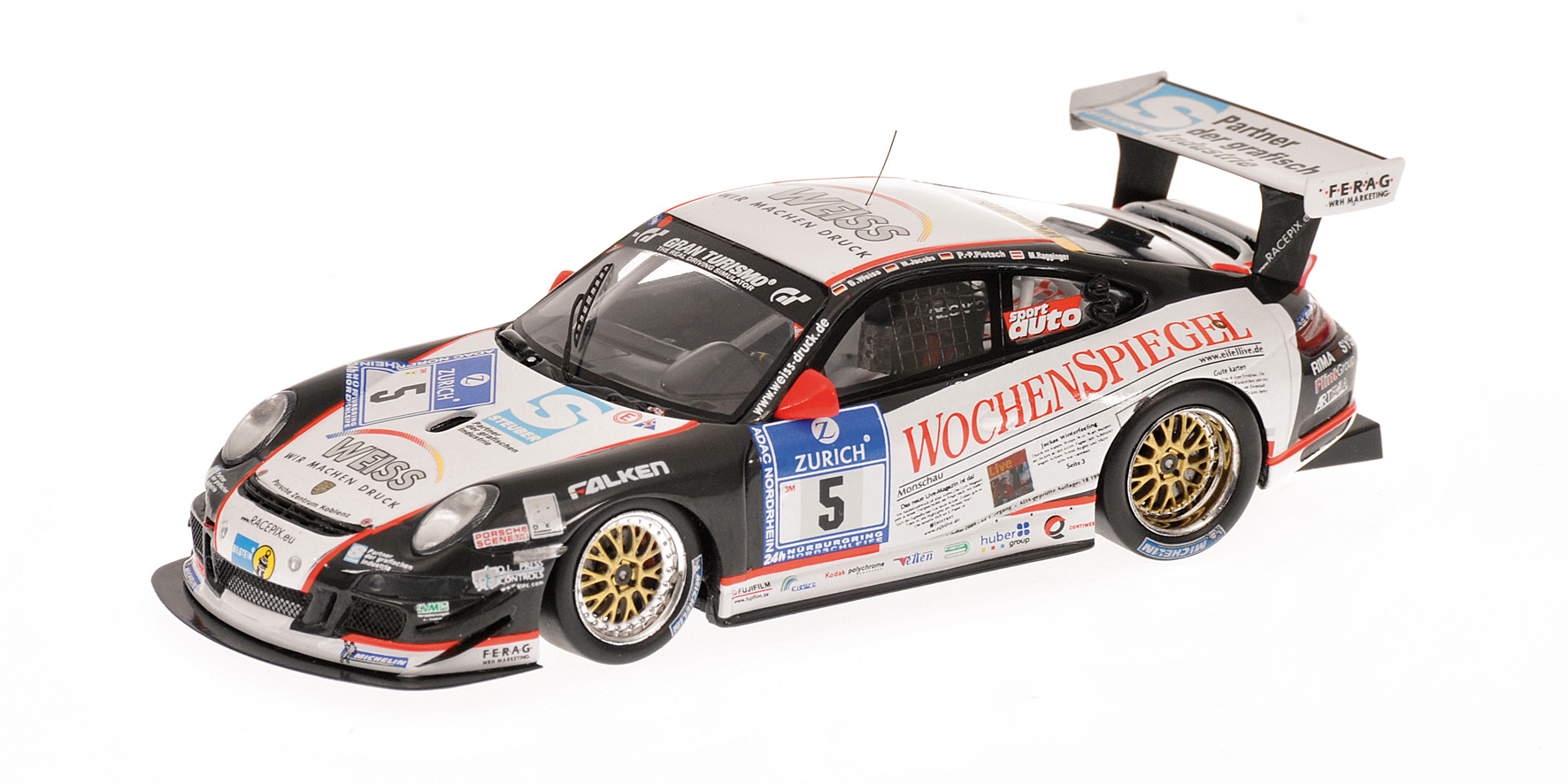 PORSCHE 911 GT3 - WEISS/JACOBS/PIETSCH/RAGGINGER - 24H NÜRBURGRING 2009