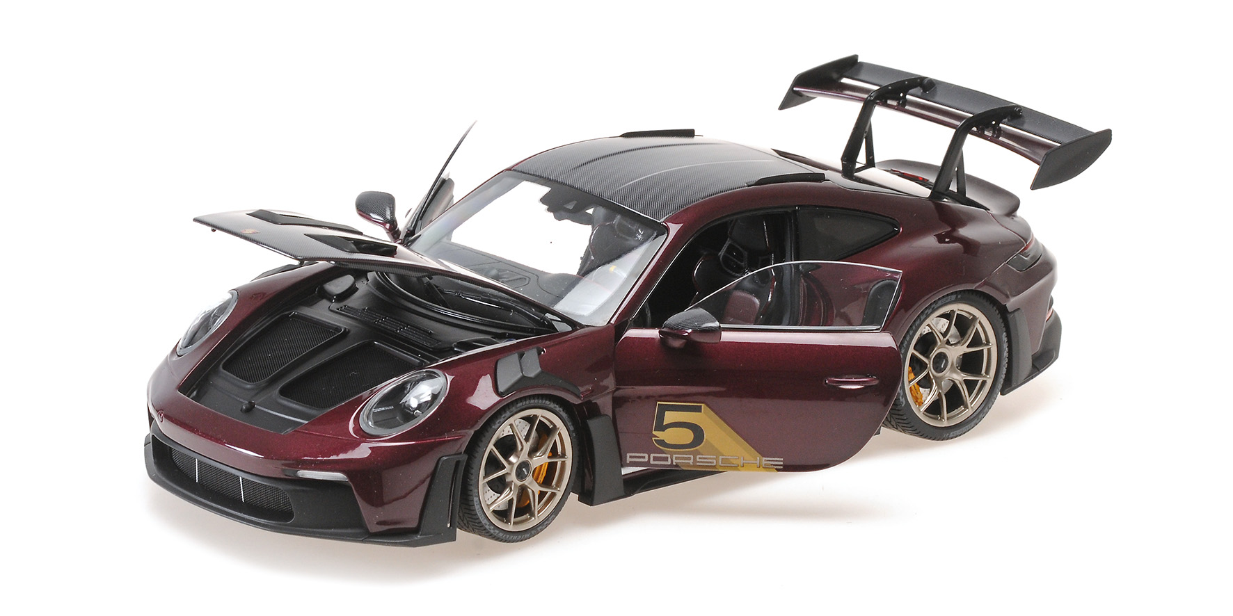 PORSCHE 911 (992) GT3RS - 2023 - PURPLE W GOLD WHEELS